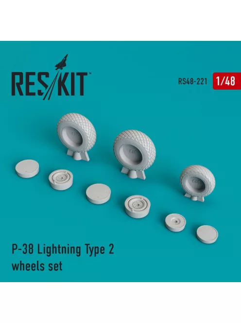 Reskit - P-38 Lightning type 2 wheels set