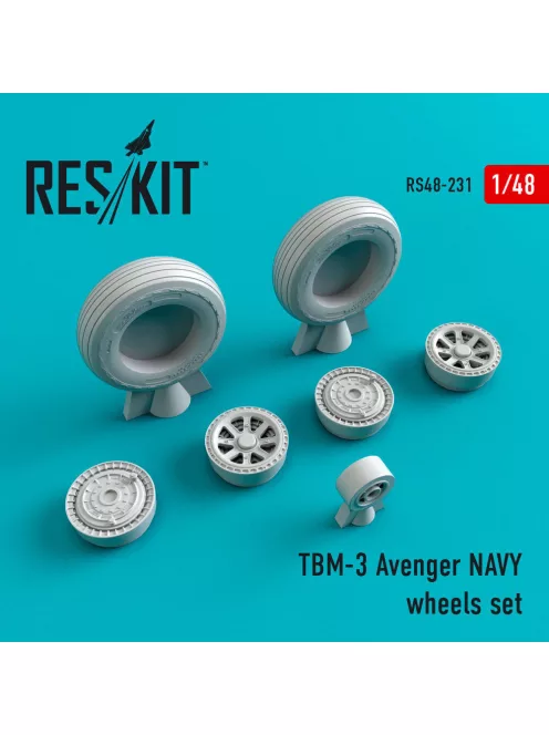 Reskit - TBM-3 Avenger NAVY wheels set