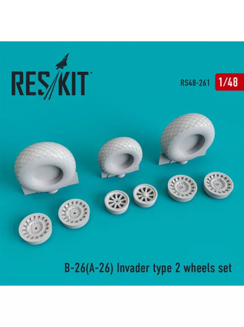 Reskit - B-26 (A-26) Invader type 2 wheels set
