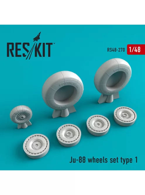 Reskit - Ju-88 wheels set type 1
