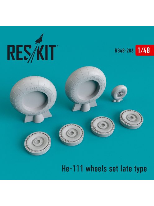 Reskit - He-111 wheels set late type (1/48)