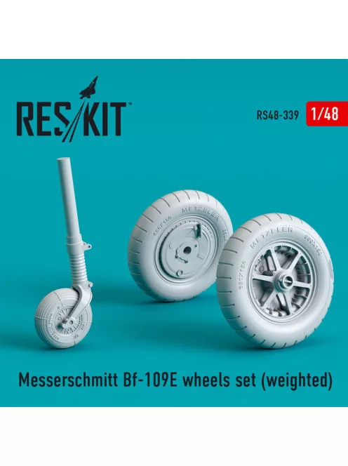 Reskit - Bf-109E wheels set (weighted)