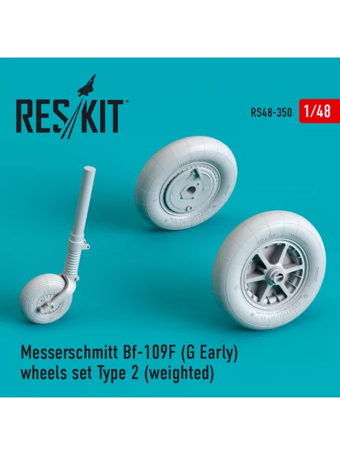 Reskit - Bf-109 (F G-early) wheels set type 2 (weighted)