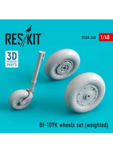 Reskit - Bf-109K wheels set (weighted)