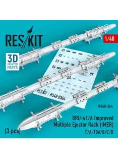   Reskit - BRU-41/A Improved Multiple Ejector Rack (IMER) (3 pcs) (F/A-18A/B/C/D)