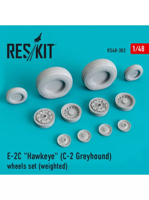 Reskit - E-2C Hawkeye (C-2 Greyhound) wheels set (weighted)