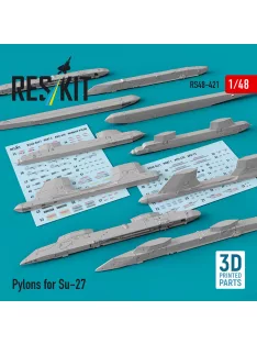 Reskit - Pylons for Su-27 (3D Printed)