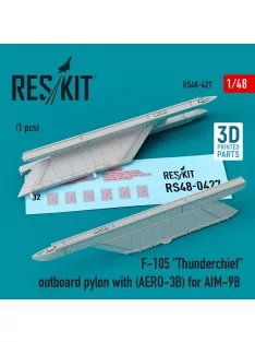   Reskit - F-105 Thunderchief outboard pylon (AERO-3B) for AIM-9B (3D Printed)