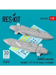   Reskit - TAURUS missiles (2 pcs) (Tornado F-15 F/A-18 Gripen Eurofighter) (3D Printed)