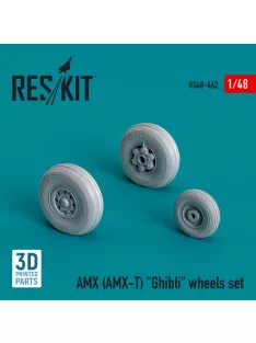   Reskit - AMX (AMX-T) "Ghibli" wheels set (3D Printed) (1/48)