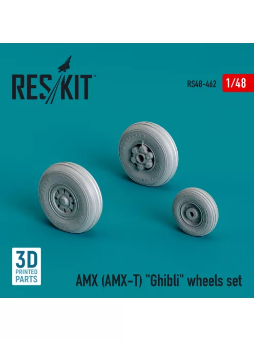 Reskit - AMX (AMX-T) "Ghibli" wheels set (3D Printed) (1/48)