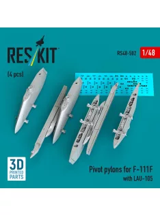   Reskit - Pivot pylons for F-111F with LAU-105 (4 pcs) (3D Printed)