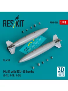   Reskit - Mk.84 with BSU-50 bombs (2 pcs) (B-52 B-1B B-2A) (3D printed)