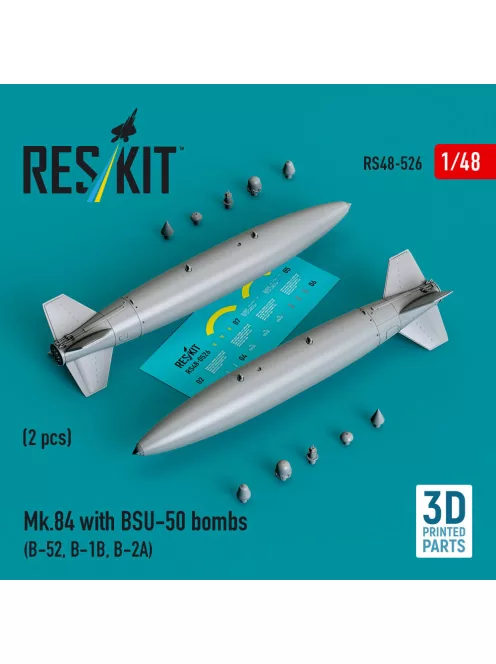 Reskit - Mk.84 with BSU-50 bombs (2 pcs) (B-52 B-1B B-2A) (3D printed)