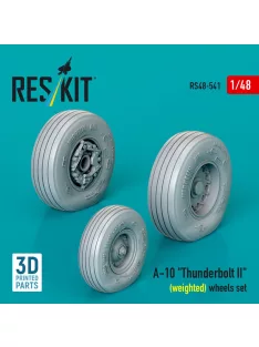   Reskit - A-10 Thunderbolt II (weighted) wheels set (3D Printed)