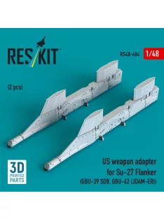   Reskit - US weapon adapter for Su-27 Flanker (2 pcs) (GBU-39 SDB, GBU-62 (JDAM-ER)) (3D Printed)