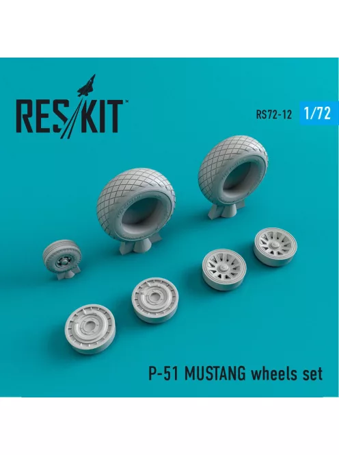 Reskit - P-51 Mustang wheels set