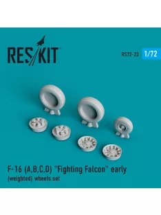   Reskit - F-16 (A,B,C,D) Fighting Falcon early (weighted) wheels set
