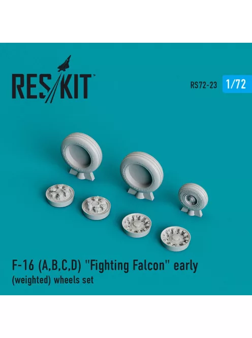 Reskit - F-16 (A,B,C,D) Fighting Falcon early (weighted) wheels set