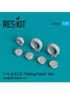   Reskit - F-16 (A,B,C,D) Fighting Falcon late (weighted) wheels set