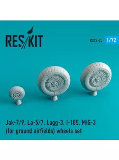   Reskit - Jak-7/9, La-5/7, Lagg-3, I-185, MiG-3 wheels set for ground airfields