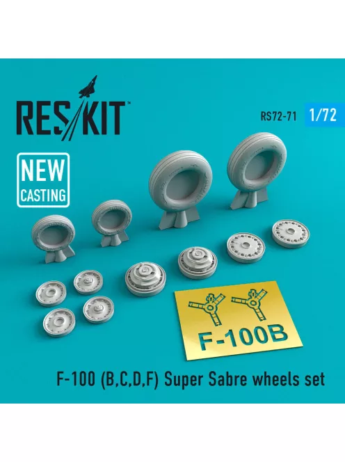 Reskit - F-100 (B,C,D,F) Super Sabre wheels set
