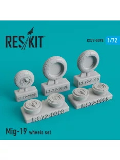 Reskit - MiG-19 wheels set