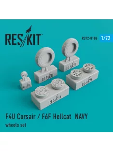Reskit - F4U Corsair/F6F Hellcat NAVY wheels set