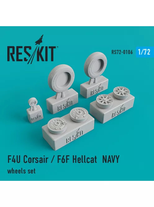 Reskit - F4U Corsair/F6F Hellcat NAVY wheels set