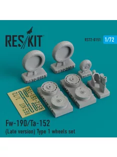 Reskit - Fw-190 (Late version) type 1 wheels set