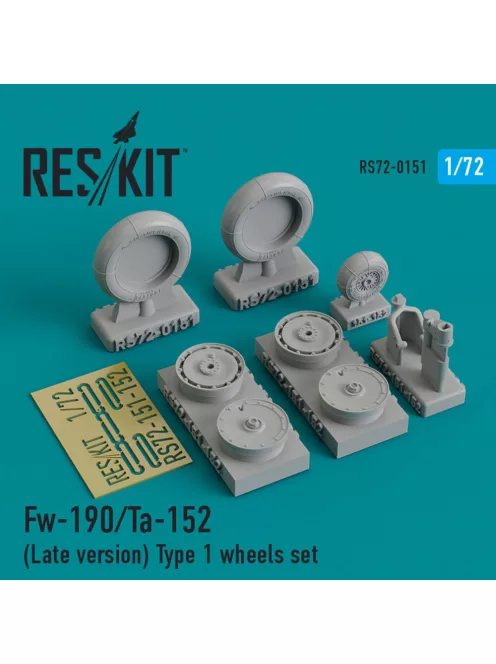 Reskit - Fw-190 (Late version) type 1 wheels set