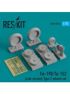 Reskit - Fw-190 (Late version) type 2 wheels set