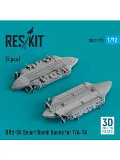   Reskit - BRU-55 Smart Bomb Racks for F/A-18 (2 pcs) (3D Printed)