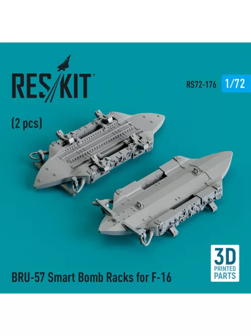 Reskit - BRU-57 Smart Bomb Racks for F-16 (2 pcs) (3D Printed)