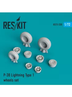 Reskit - P-38 Lightning type 1 wheels set
