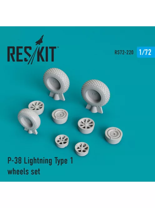 Reskit - P-38 Lightning type 1 wheels set