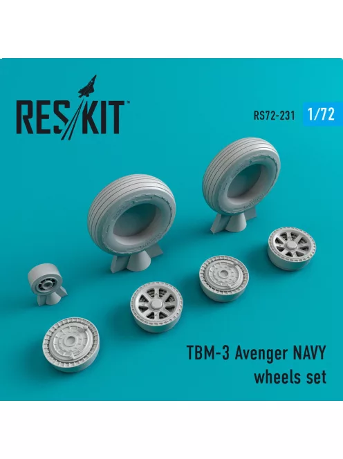Reskit - TBM-3 Avenger NAVY wheels set