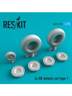 Reskit - Ju-88 wheels set type 1