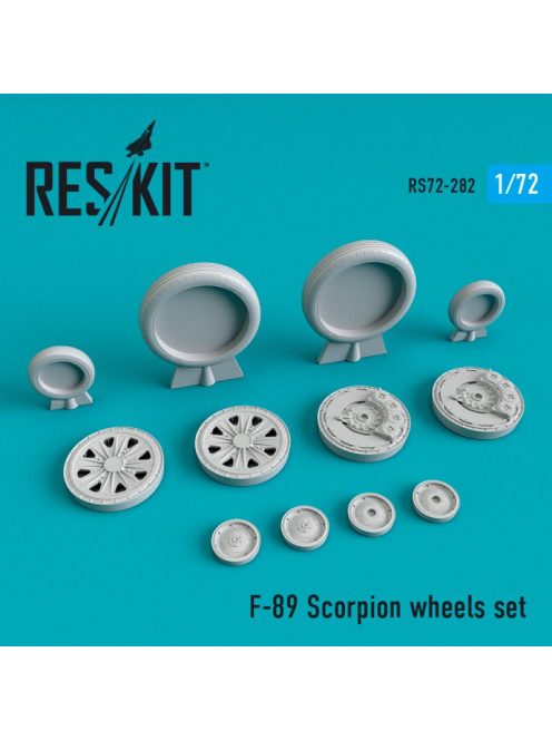 Reskit - F-89 "Scorpion" wheels set (1/72)