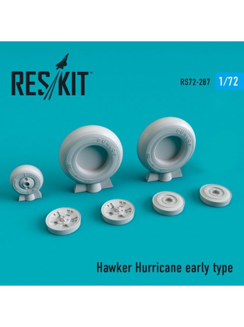 Reskit - Hawker Hurricane wheels set early type (weighted) (1/72)