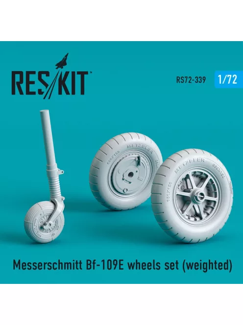 Reskit - Bf-109E wheels set (weighted)