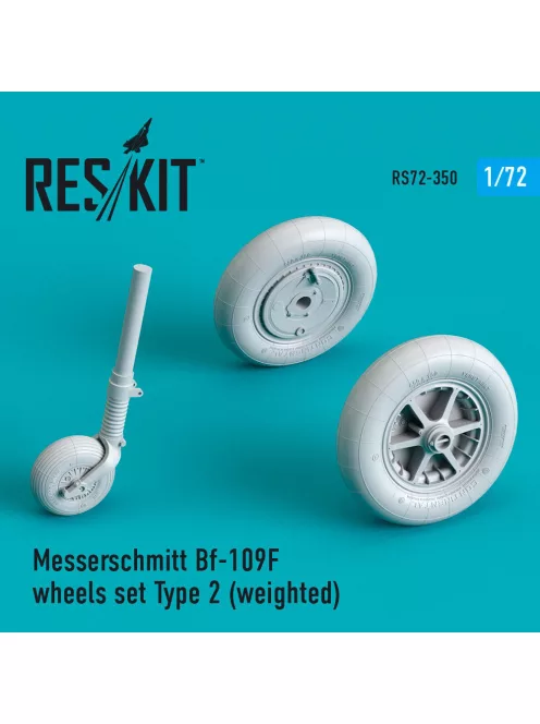 Reskit - Bf-109 (F, G-early) wheels set ype 2 (weighted)