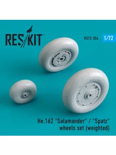 Reskit - He.162 Salamander / Spatz wheels set (weighted)