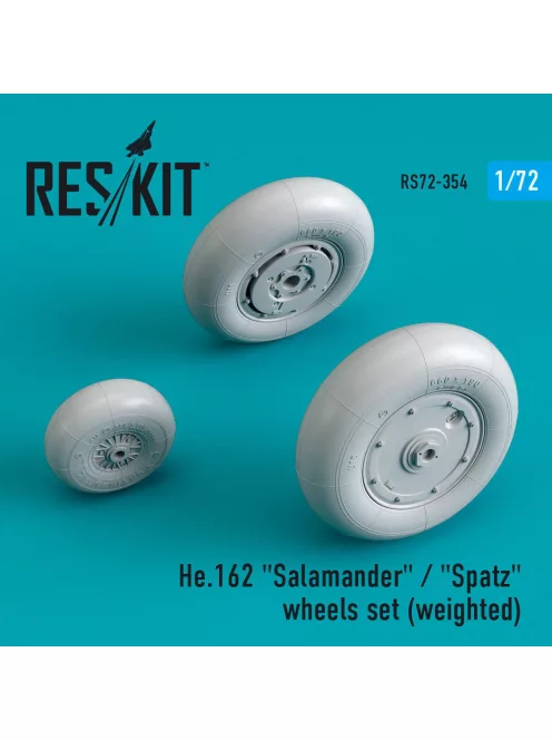 Reskit - He.162 Salamander / Spatz wheels set (weighted)