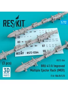   Reskit - BRU-41/A Improved Multiple Ejector Rack (IMER) (3 pcs) (F/A-18A/B/C/D)