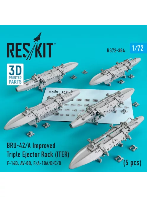 Reskit - BRU-42/A Improved Triple Ejector Rack (ITER) (5 pcs) (F-14D AV-8B F/A-18A/B/C/D)
