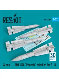   Reskit - AIM-54C "Phoenix" missiles for F-14 (4pcs) (1/72)