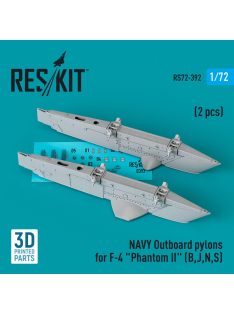   Reskit - NAVY Outboard pylons for F-4 "Phantom II" (B,J,N,S) (2 pcs) (3D Printed) (1/72)