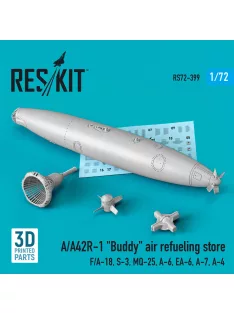   Reskit - A/A42R-1 Buddy air refueling store (1 pcs) (F/A-18, S-3, MQ-25, A-6, EA-6, A-7, A-4) (3D Printed)