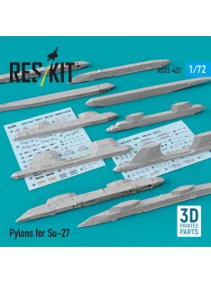Reskit - Pylons for Su-27 (3D Printed)